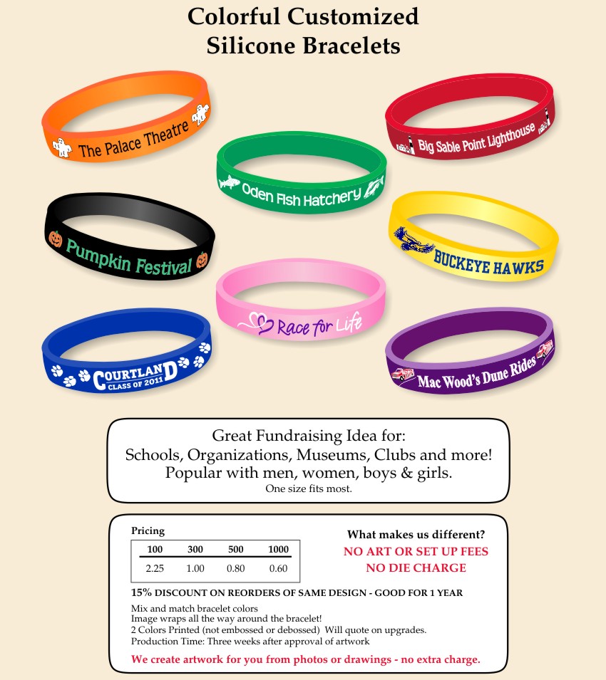 Custom Silicone Bracelets